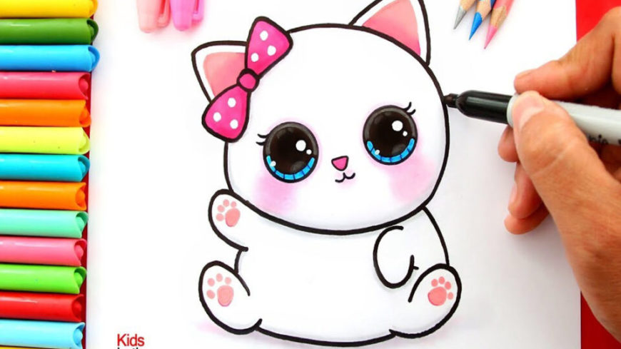 learn-to-draw-a-sitting-baby-kitten-with-adorable-kawaii-eyes-960×540-1